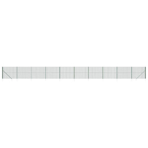 Maschendrahtzaun mit Bodenhülsen Grün 2x25 m