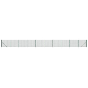 Maschendrahtzaun mit Bodenhülsen Grün 2,2x25 m