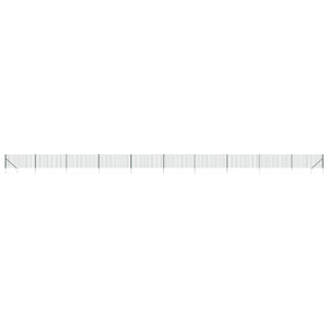 Maschendrahtzaun mit Bodenhülsen Grün 1,1x25 m