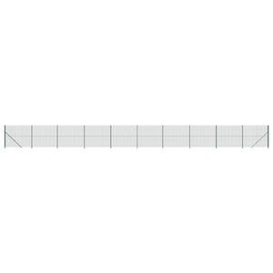 Maschendrahtzaun mit Bodenflansch Grün 1,6x25 m