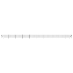 Maschendrahtzaun Anthrazit 0,8x25 m Verzinkter Stahl