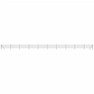 Maschendrahtzaun Anthrazit 0,8x25 m Verzinkter Stahl