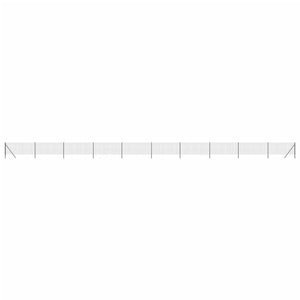 Maschendrahtzaun Anthrazit 0,8x25 m Verzinkter Stahl