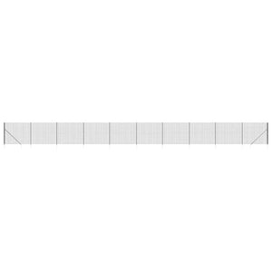 Maschendrahtzaun mit Bodenhülsen Anthrazit 2,2x25 m