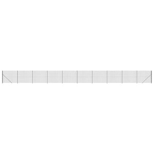 Maschendrahtzaun mit Bodenflansch Anthrazit 1,4x25 m
