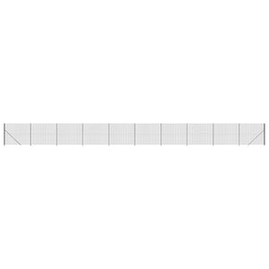 Maschendrahtzaun mit Bodenflansch Anthrazit 2,2x25 m