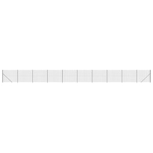 Maschendrahtzaun mit Bodenflansch Anthrazit 1,6x25 m