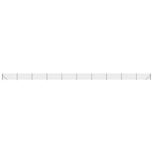 Maschendrahtzaun mit Bodenflansch Anthrazit 1x25 m