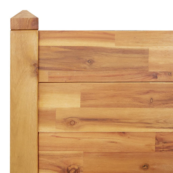 Hochbeet aus Akazienholz 160x60x84cm