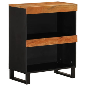 Akazie Beistelltisch Massivholz 60x33x75 cm
