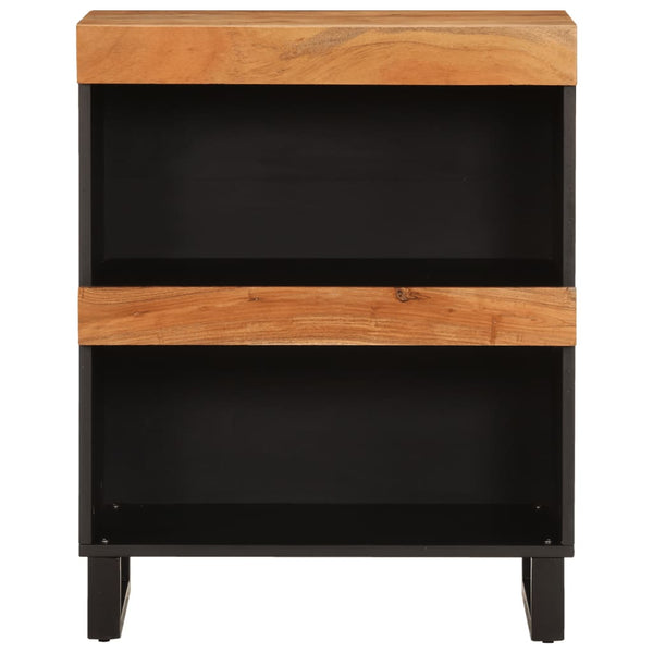 Akazie Beistelltisch Massivholz 60x33x75 cm