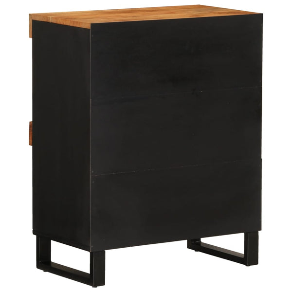 Akazie Beistelltisch Massivholz 60x33x75 cm