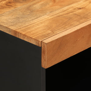 Akazie Beistelltisch Massivholz 60x33x75 cm