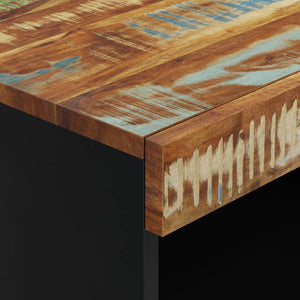 Nachttisch Altholz Massiv 60x75 cm