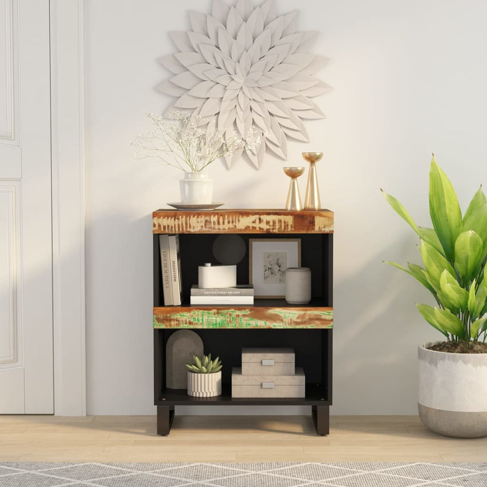 vidaXL Side Table 60x33x75 cm Solid Reclaimed Wood