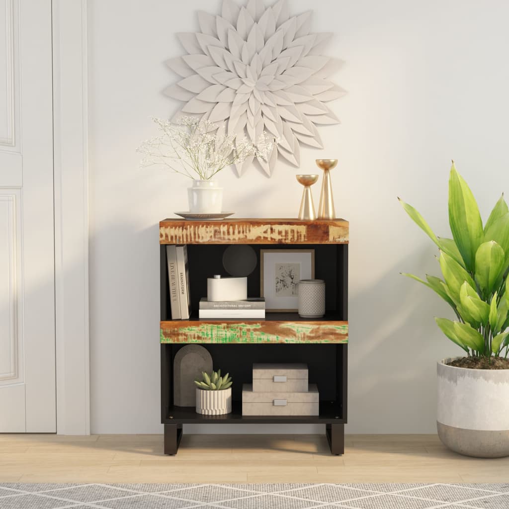 Nachttisch Altholz Massiv 60x75 cm