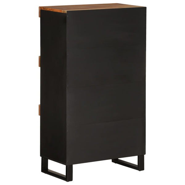 Akazie Beistelltisch 60x33x107 cm