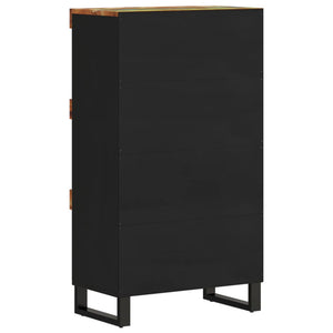Altholz Beistelltisch Massiv 60x33x107 cm