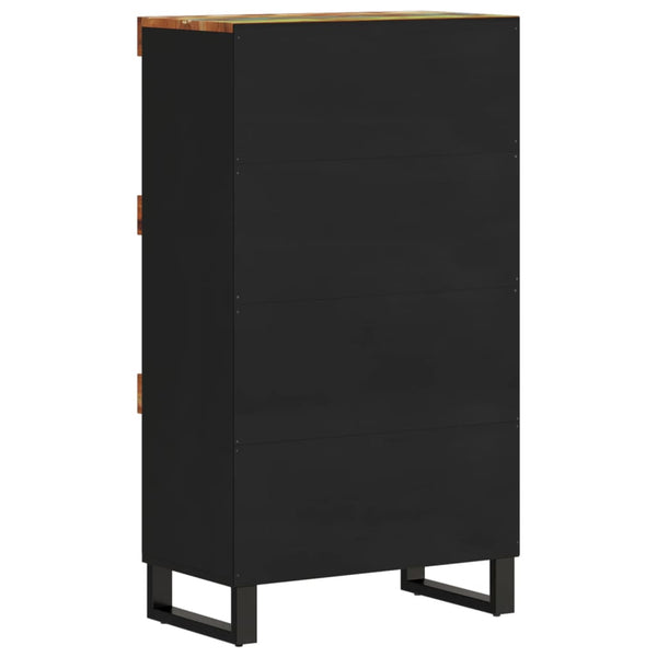Altholz Beistelltisch Massiv 60x33x107 cm