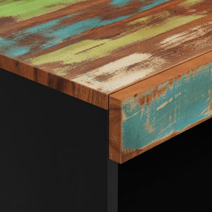 Altholz Beistelltisch Massiv 60x33x107 cm