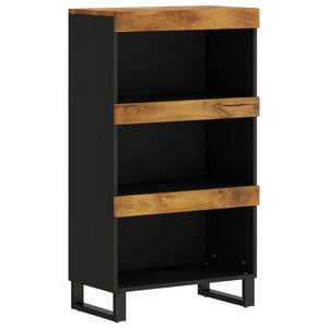 Mango Massivholz Beistellschrank 60x33x107 cm