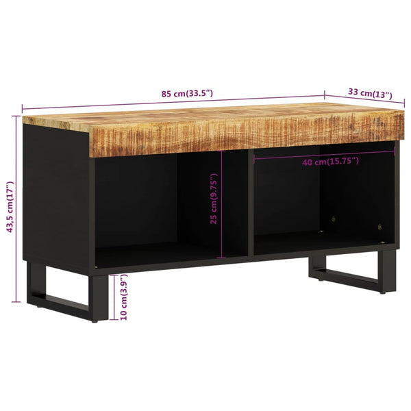 TV-Schrank Mango Massivholz 85 cm