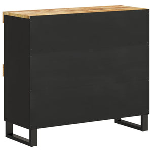 Massivholz Mango Beistellschrank 85cm