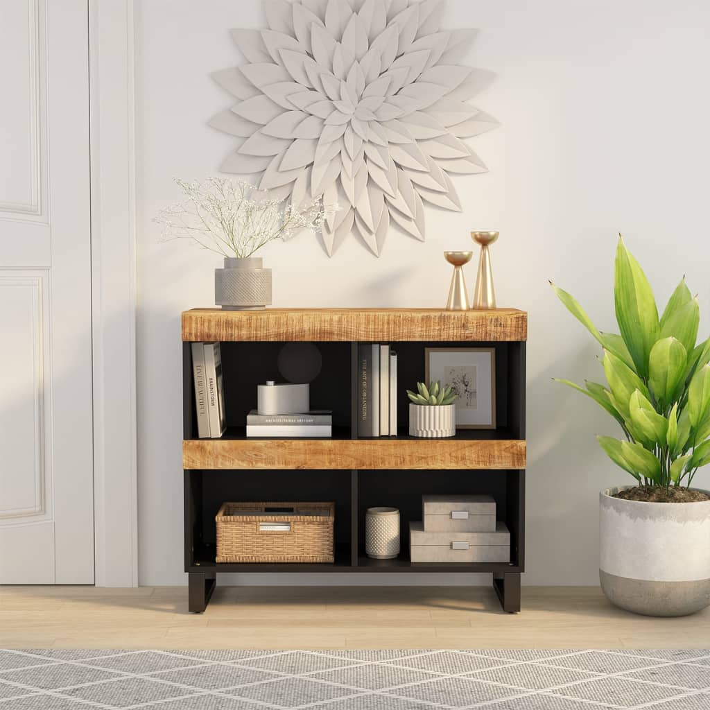 Massivholz Mango Beistellschrank 85cm
