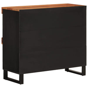 Akazie Beistelltisch Massivholz 85x33x75 cm