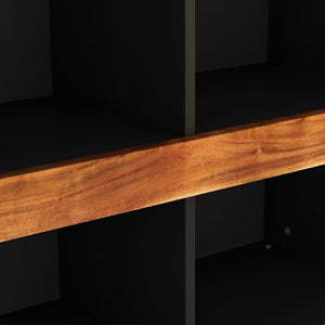 Akazie Beistelltisch Massivholz 85x33x75 cm