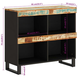 Beistelltisch Altholz Massiv 85x33x75 cm