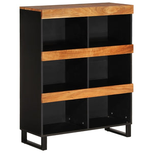 Akazie Beistelltisch Massivholz 85x33x107 cm