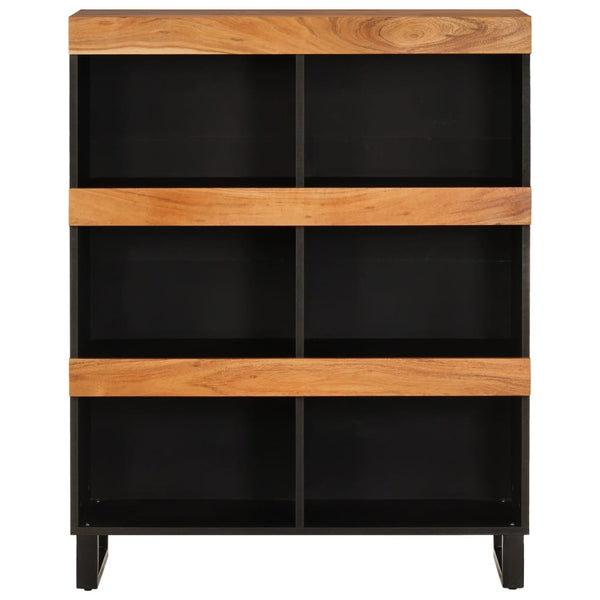 Akazie Beistelltisch Massivholz 85x33x107 cm