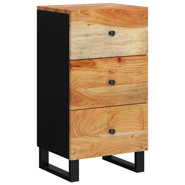 Akazie Sideboard mit 3 Schubladen