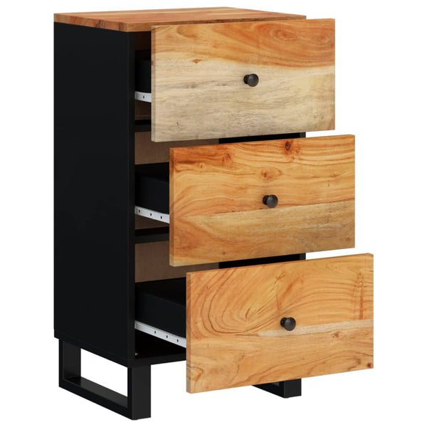 Akazie Sideboard mit 3 Schubladen