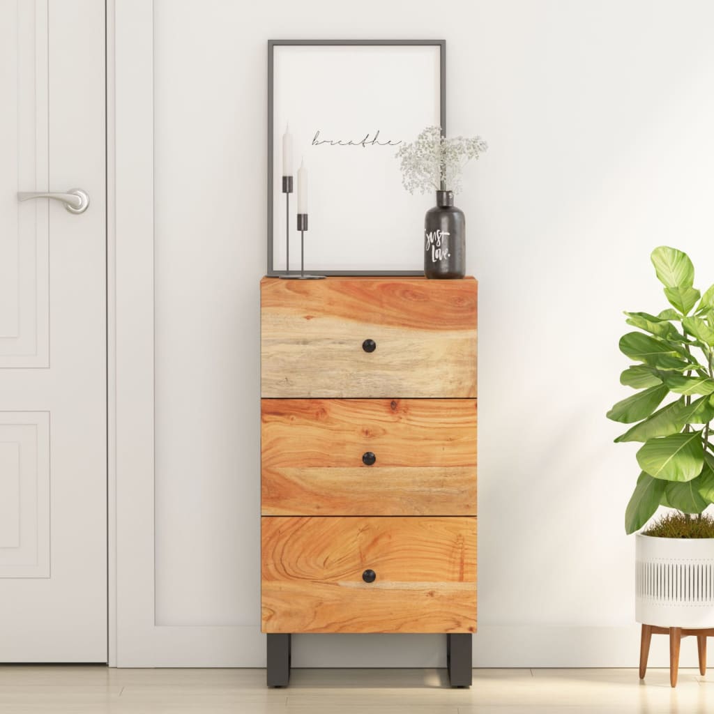 Akazie Sideboard mit 3 Schubladen