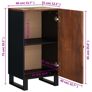 Sideboard Altholz Massiv 40x75 cm
