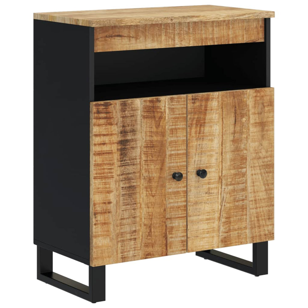 vidaXL Sideboard with 2 Doors 60x33x75 cm Solid Mango Wood