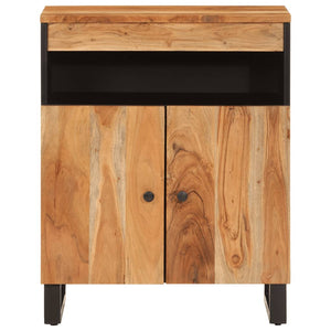 Akazie Sideboard mit 2 Türen 60x75 cm