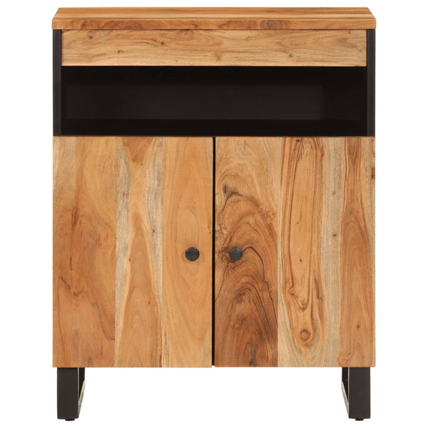 Akazie Sideboard mit 2 Türen 60x75 cm