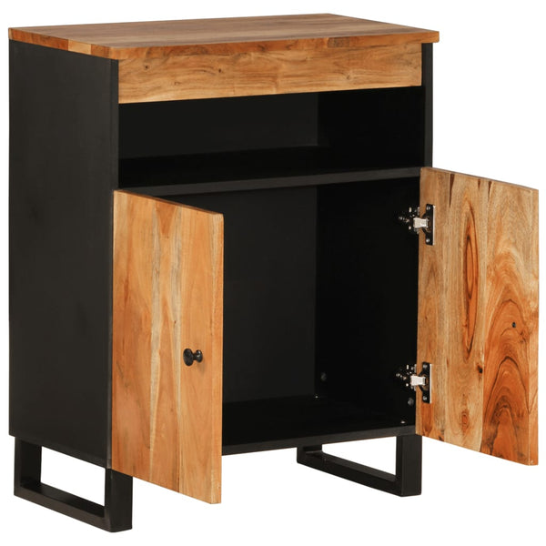 Akazie Sideboard mit 2 Türen 60x75 cm