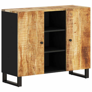 Mango Massivholz Sideboard 90x33x75 cm
