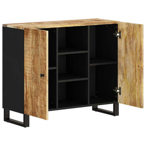 Mango Massivholz Sideboard 90x33x75 cm