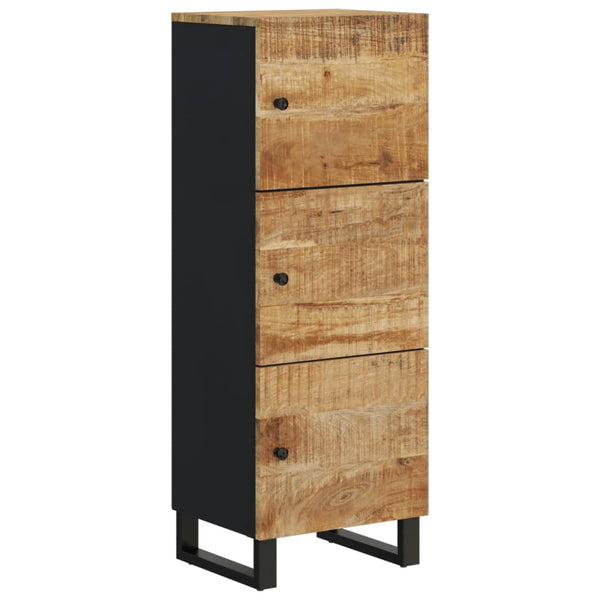Highboard Mango Massivholz & Eisen 110cm