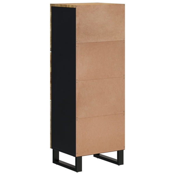 Highboard Mango Massivholz & Eisen 110cm