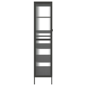 Highboard Schwarz 85x40x180 cm