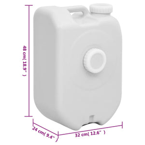 Wassertank Tragbar 24 L Grau