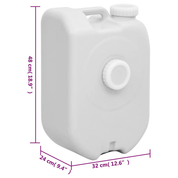 Wassertank Tragbar 24 L Grau