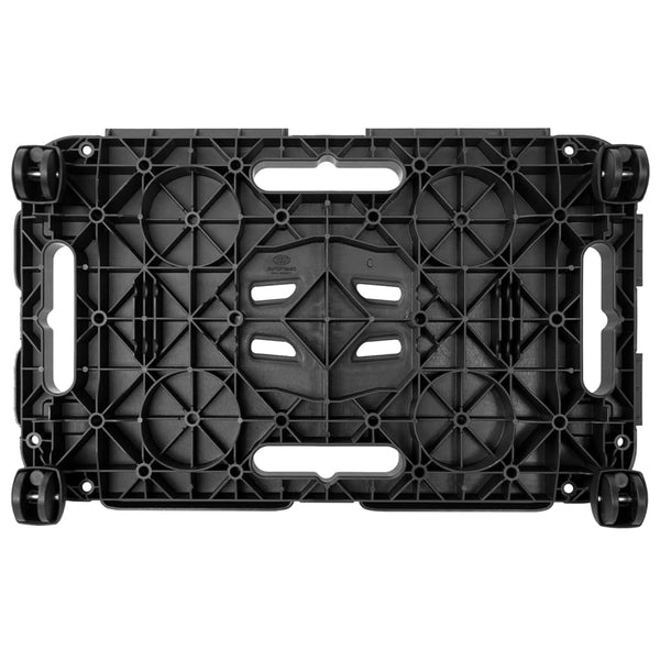 Transportroller 3 Stk. Schwarz Polypropylen 200 kg