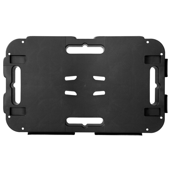 Transportroller 2 Stk. Schwarz Polypropylen 300 kg